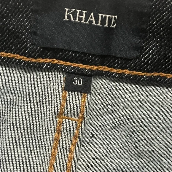 Khaite Iconic Danielle Dark Blue Women's Jeans - Picture 10 of 13